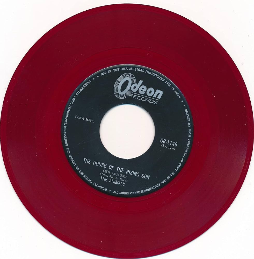 アシュオ　セット②　見本盤EPレコード　7インチ Amazon.co.jp: 朝日のあたる家 [EPレコード 7inch]: ミュージック